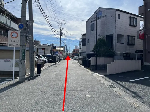 パソコン教室パステルまでの道案内(セブンイレブン前を直進)