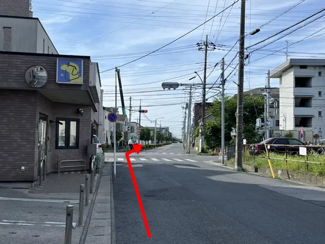 パソコン教室パステルまでの道案内(東川口どうぶつ病院の交差点)