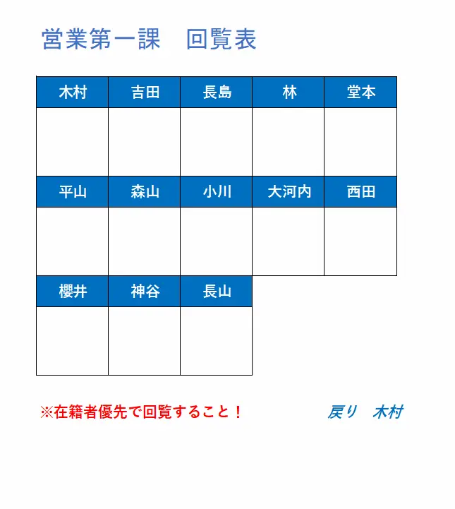 東川口パソコン教室パステルのエクセル練習問題