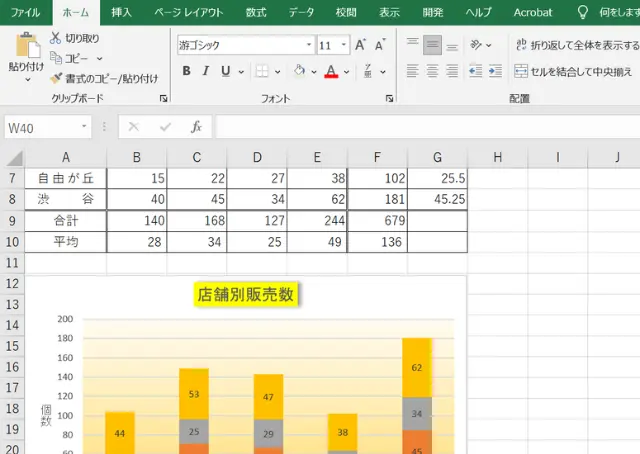 Excel中級・上級レベルの問題